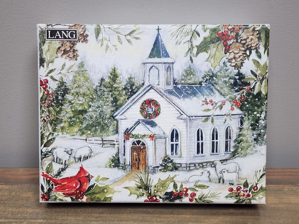 Lang The Lord Is My Shepherd Boxed Christmas Cards 18ct